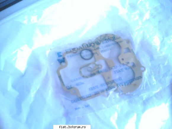 piese fiat 1300, 1500, 1800,2300 - set garnituri carb. dublu corp solex noi pret 15 - Bursa