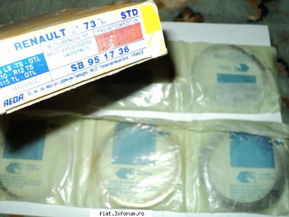 piese (unele NOS) DACIA 1100/Renault 8/Renault 10 - set segmenti 200 RON fix - Anunturi