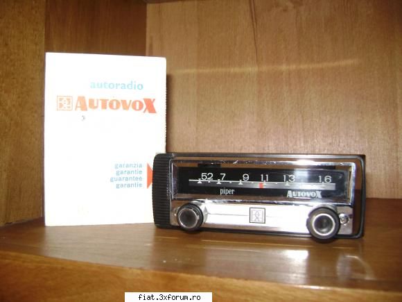 radio-urile noastre - Un radio "celebru" pe acest forum. Autovox Piper - Classic corner