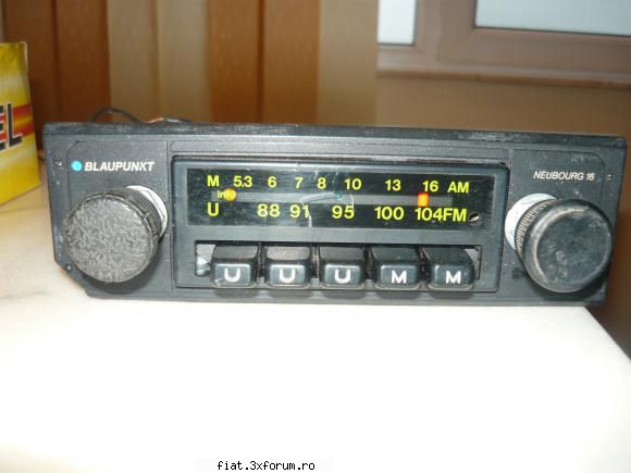 radiouri auto - 3. blaupunkt cu memorii mecanice - Anunturi