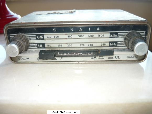 radiouri auto romanesti si germane - 2.radio sinaia 60 lei - Anunturi