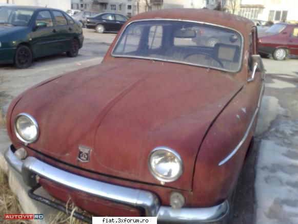registrul RENAULT DAUPHINE din RO :) - inca una la moreni , dambovita . Romania, Moreni - Classic corner