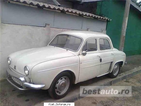 registrul RENAULT DAUPHINE din RO :) - inca una bucuresteana : sector - Classic corner