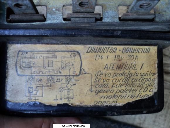 pentru fiat sau oricare auto vintage releu nou pentru dinam