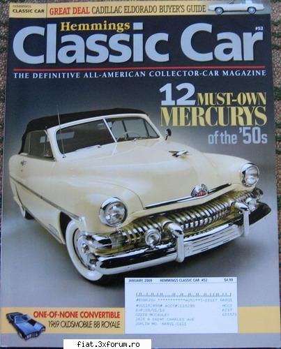 reviste Hemmings classic car - usordegasit - Anunturi