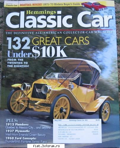 reviste Hemmings classic car - usordegasit - Anunturi