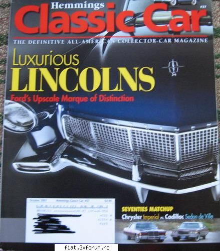 reviste Hemmings classic car - sau 100RON / toate opt - Anunturi