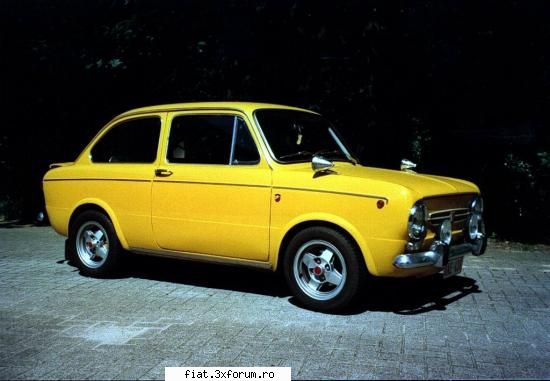 tuning optic - Fiat 850 Special modificat putin si cu bun gust - Tuning