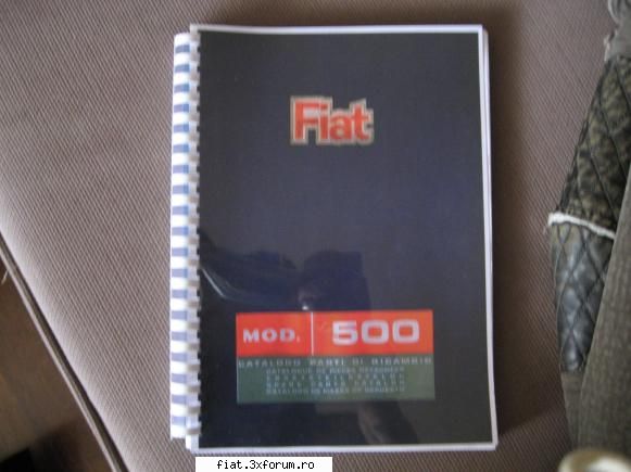 un alt 500 - si un manual cu piese de schimb - Club Fiat 500 & 600