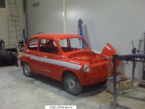 un nou fiat pe asfalt :hi: - AZI maine ii pun geamurile si sper sa bag jantele - Club Fiat 500 & 600