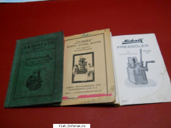 vand carti rare - Motoarele Ganz Cie si Climax 1936 - Anunturi
