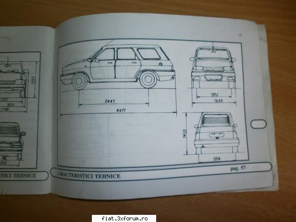 vand manual de instructiuni folosire Dacia (anii '95-'98) - brosura este completa, nu are pagini - Anunturi