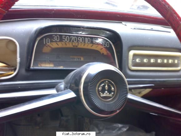 vand renault dauphine 1968 - bord cu scris rar - Classic corner